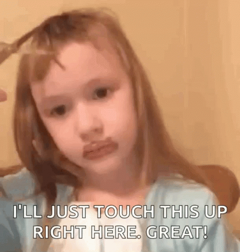 Gilr Diy Failed Haircut GIF