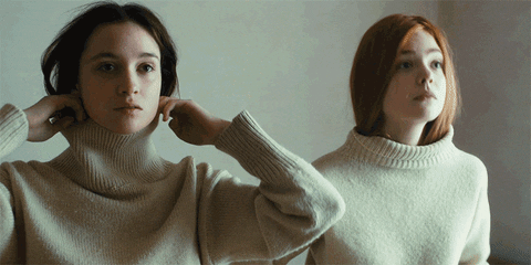 Ginger And Rosa White Sweater Weather Snl GIF