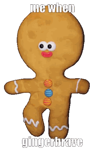 Gingerbread Man Plush Me When Gingerbrave