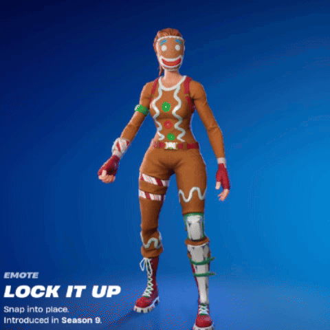 Gingerbread Man Smiling in Video Game