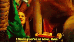 Ginny Weasley I Think Youre In Love GIF