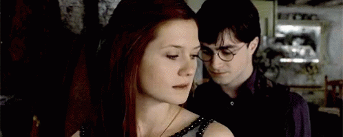 Ginny Weasley Staring At Harry Potter GIF
