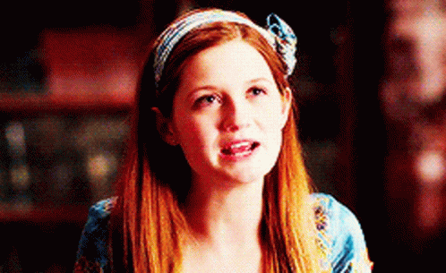 Ginny Weasley Talking To Someone GIF