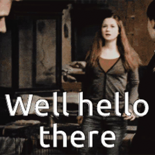 Ginny Weasley Well Hello There GIF