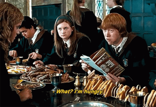 Ginny Weasley What Im Hungry GIF