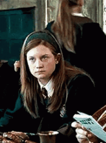 Ginny Weasley With Foods GIF
