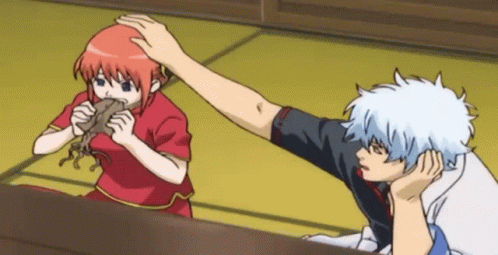 Gintama Gintoki Sakata And Kagura GIF