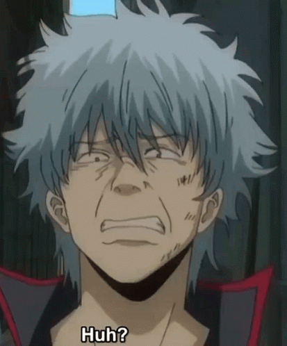 Gintama Gintoki Sakata Confused GIF
