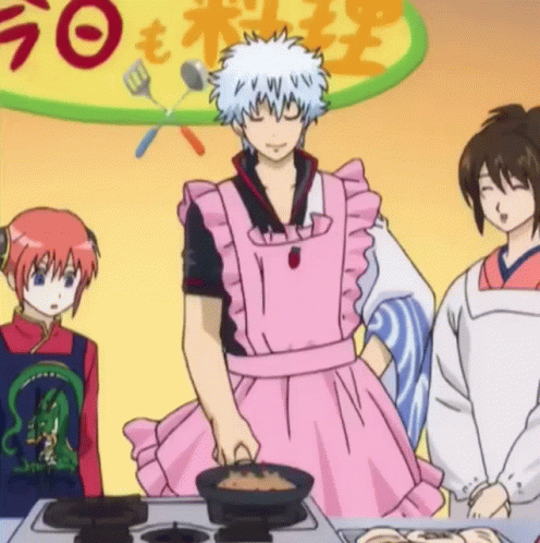 Gintama Gintoki Sakata Cooking GIF