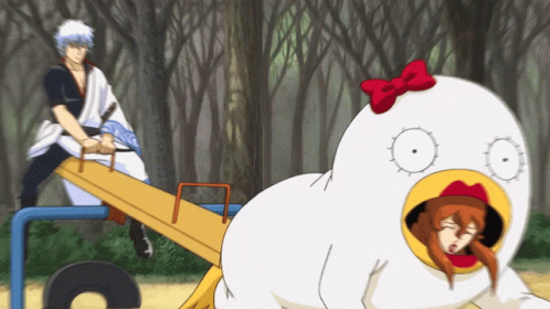 Gintama Gintoki Sakata See Saw GIF