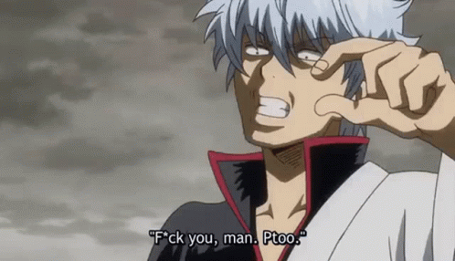 Gintoki Disgusted Gintama GIF