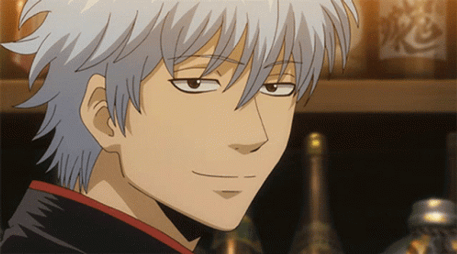 Gintoki Sakata Smug GIF
