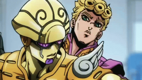 Giorno Giovanna Adventure Battle GIF