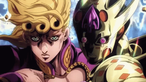 Giorno Giovanna Adventure Golden Wind GIF