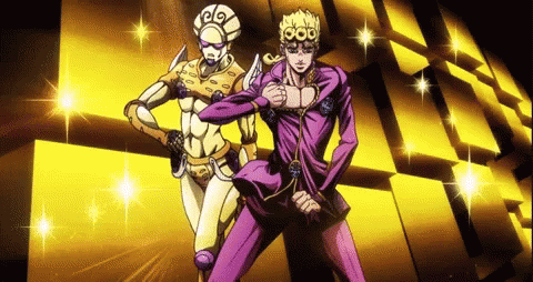 Giorno Giovanna Battle GIF