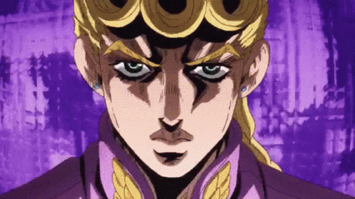 Giorno Giovanna Fight GIF