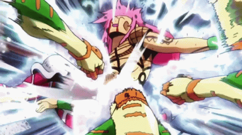 Giorno Giovanna Golden Wind Fight GIF