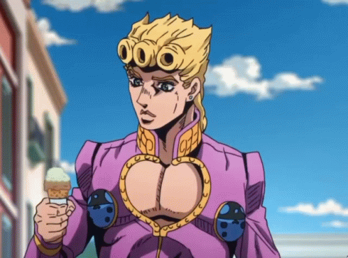 Giorno Giovanna Ice Cream GIF