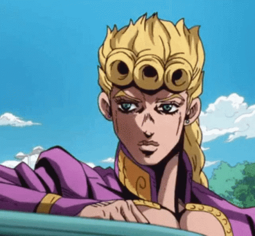 Giorno Giovanna Talking GIF