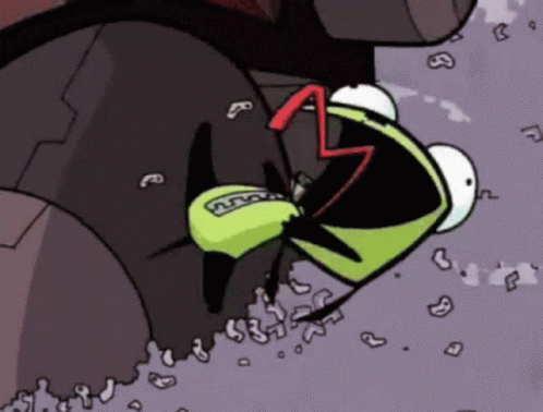 Gir Invader Zim Oh Yeah GIF