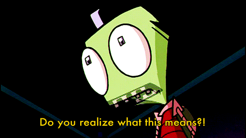 Gir Invader Zim Realization GIF
