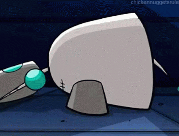 Gir Robot Talking To Floor GIF