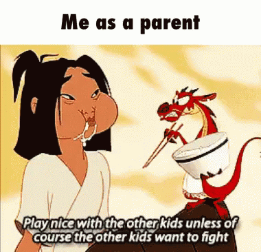 Girl and Dragon Chopsticks Me as a Parent