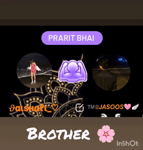 Girl and Man Prarit Bhai
