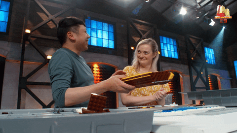 Girl Annoyed Almost Peoples Elbow Hit Guy GIF