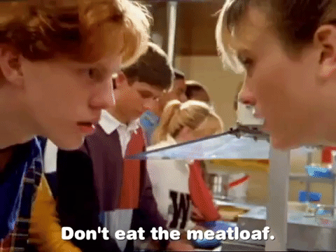 Girl Arguing Dont Eat The Meatloaf GIF