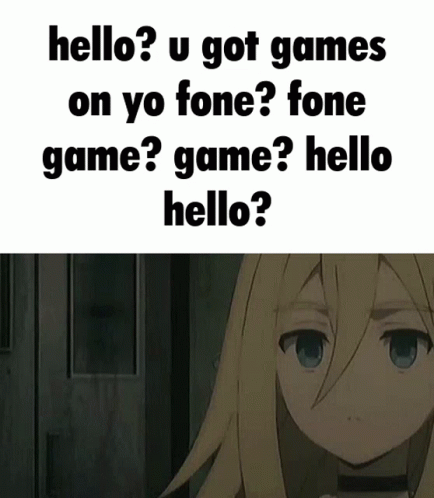 Girl Asking Got Games On Yo Fone GIF