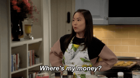 Girl Asking Where's My Money GIF