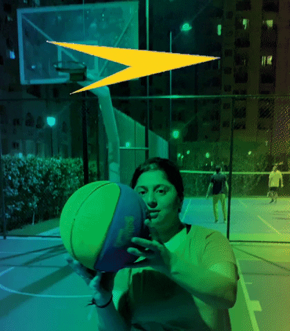 Girl Basketball Motivation Ball Spinning GIF