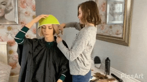 Girl Bowl Haircut GIF