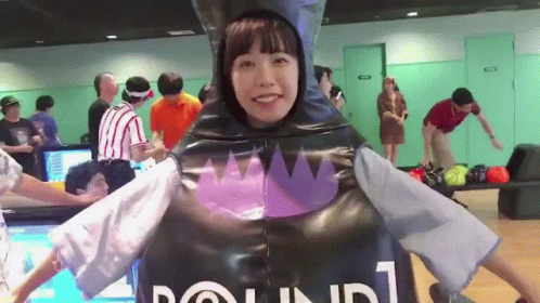 Girl Bowling Costume Meme GIF