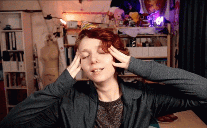 Girl Brain Exploding Feels GIF