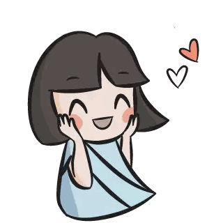 Girl Cartoon Saying He He