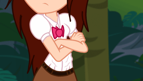 Girl Cartoon Tummy Gurgling GIF