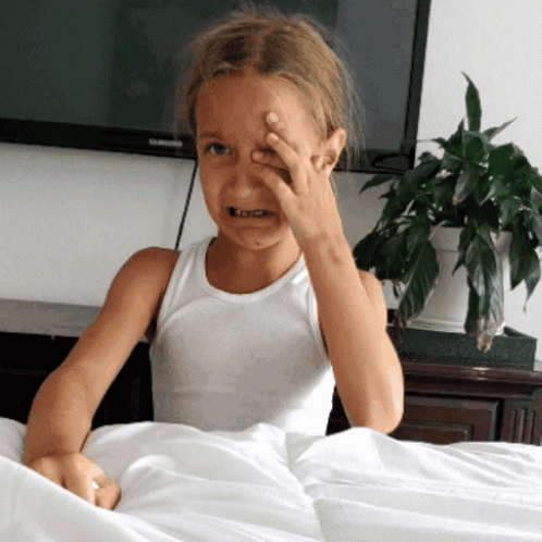 Girl Covering Eyes