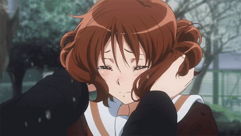 Girl Covering Face While Crying GIF