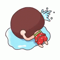 Girl Crying Flowing Tears GIF