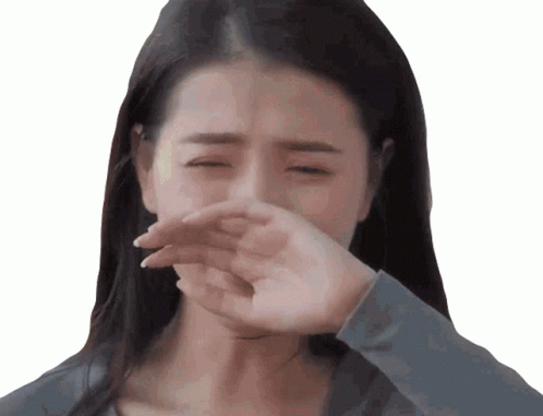Girl Crying Restraining Sob GIF