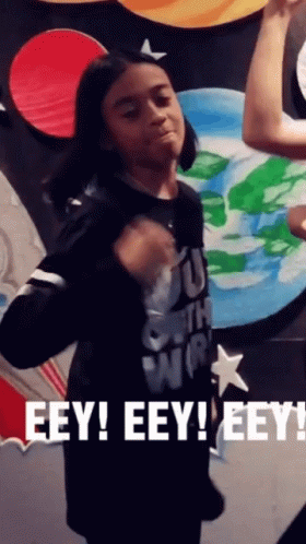 Girl Dancing Eey! Eey! Eey