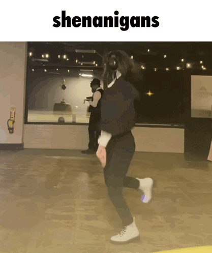 Girl Dancing Shenanigans GIF