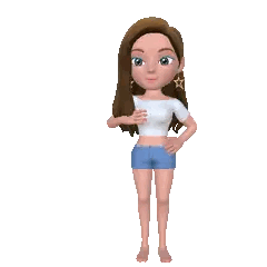 Girl Dancing With Confetti