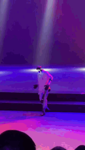 Girl Doing Handstand Saying Aww Thank You GIF