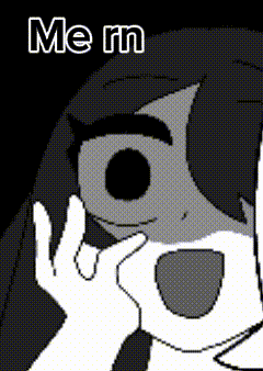 Girl Drawing with Me Rn Text