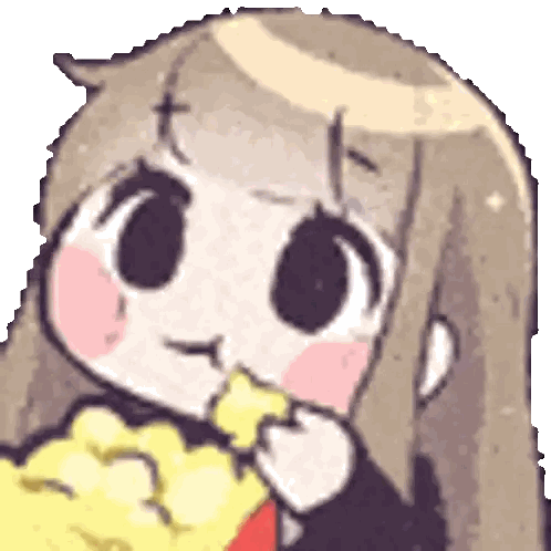 Girl Eating Food