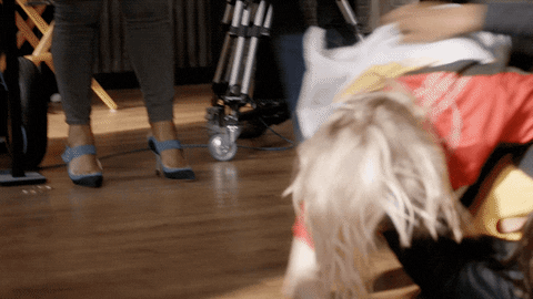 Girl Fight School Scuffle GIF