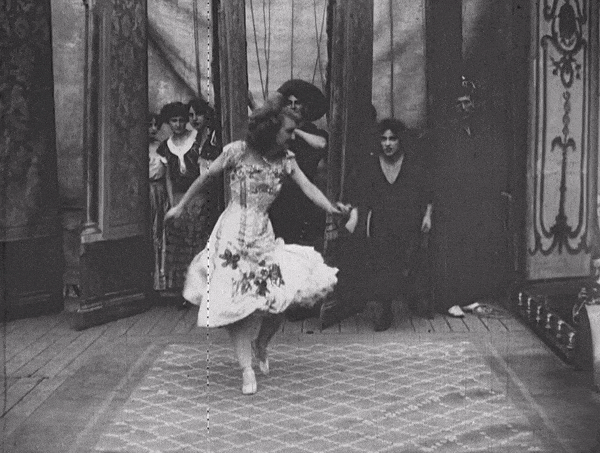 Girl Fight Vintage Clip Effect GIF